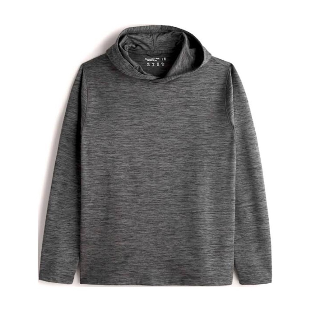 Abercrombie & Fitch - Air Knit Hoodie - Gray